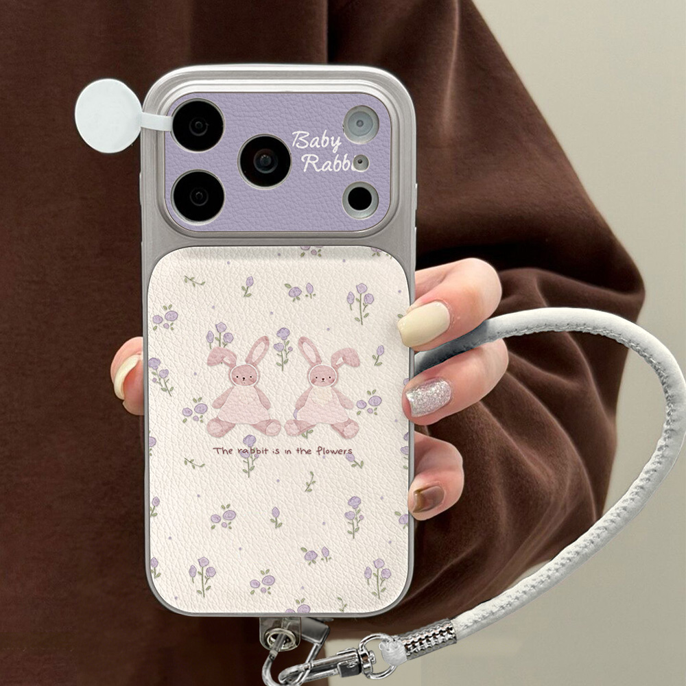 Cute Rubbit PU Leather Phone C - Phone Cases For Iphone 11 评论和价格