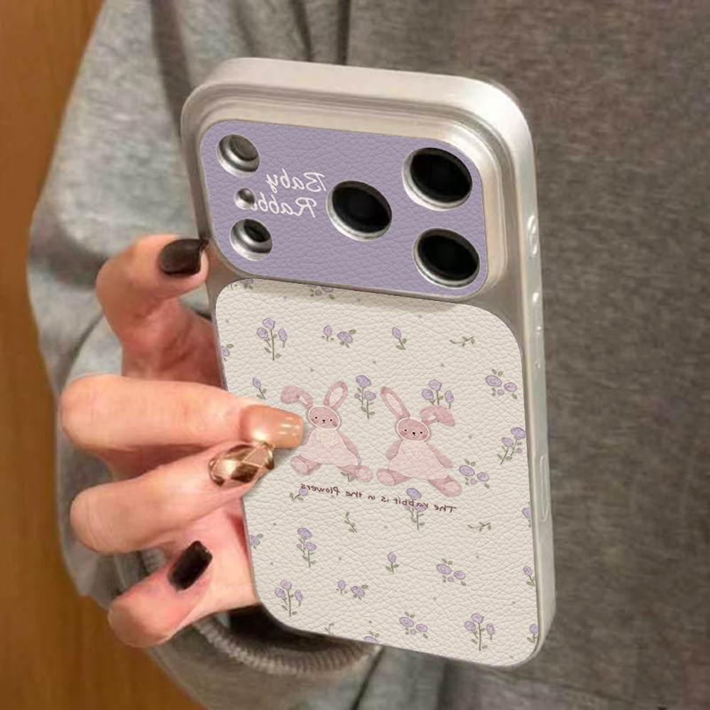 Cute Rubbit PU Leather Phone C - Phone Cases For Iphone 11 评论和价格
