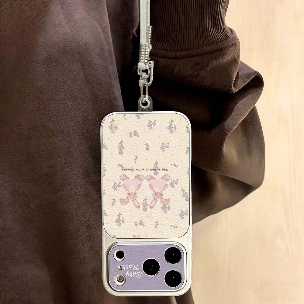 Cute Rubbit PU Leather Phone C - Phone Cases For Iphone 11 评论和价格