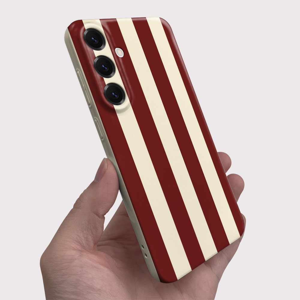 Red White Striped Case For Sam - Phone Cases Red 评论和价格