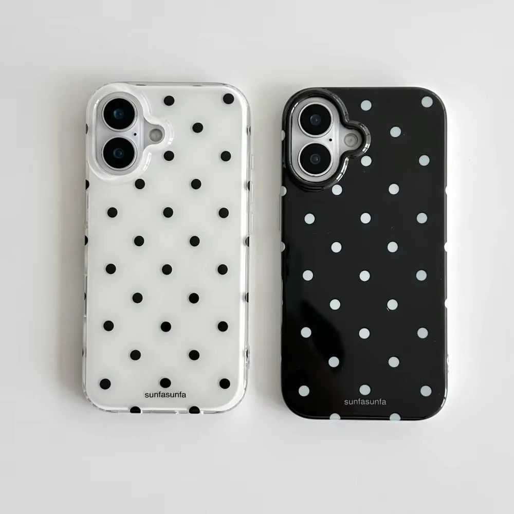 Minimalist Black and White Pol - Phone Cases Y2K 评论和价格