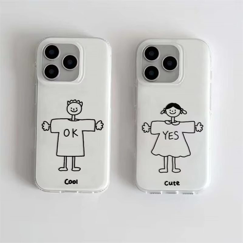 Cartoon Simple Drawing Boy and - Phone Cases For Boys 评论和价格