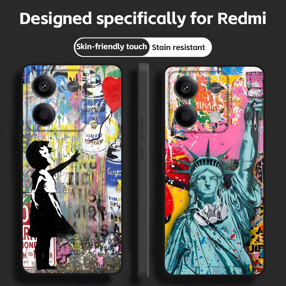 Banksy Graffiti Art  Phone Cas - Phone Cases Art 评论和价格