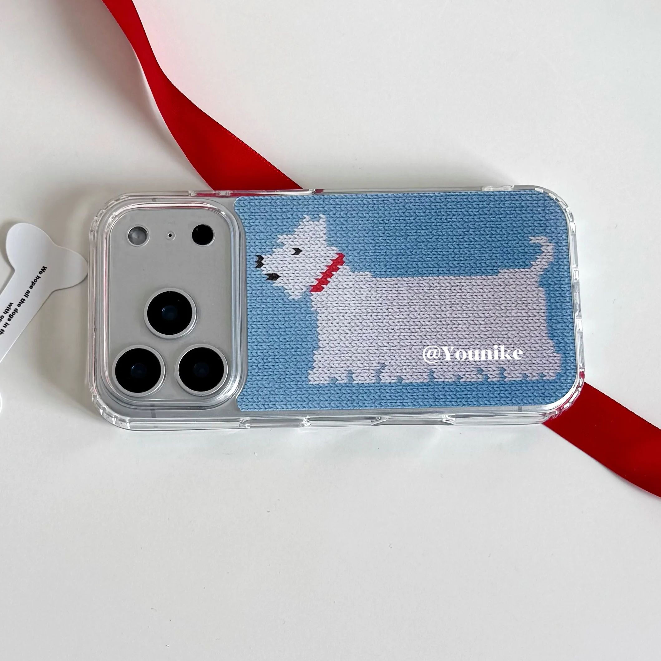 Korean Ins Knitted Printed Wes - Phone Cases Y2K 评论和价格