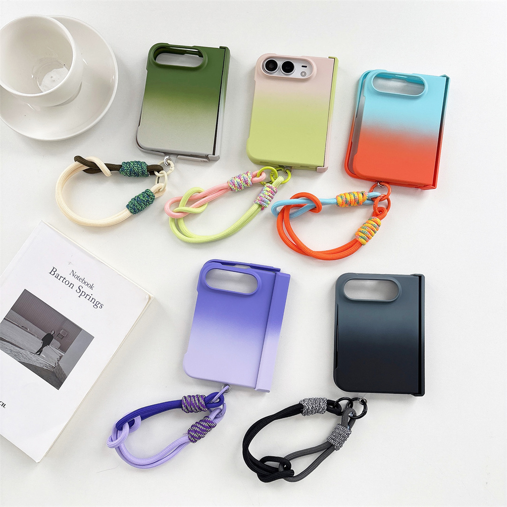 Gradient Color Hard PC Hinge P - Phone Cases With Loop 评论和价格