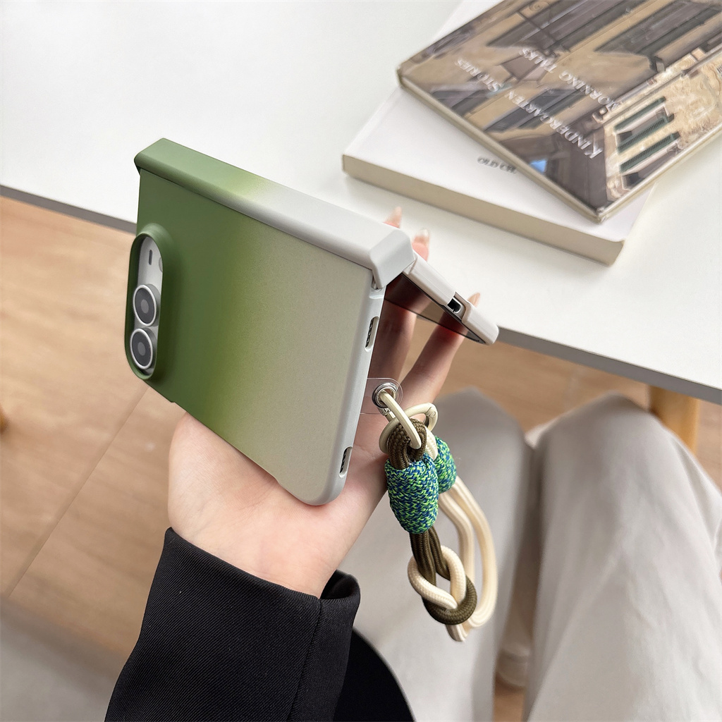 Gradient Color Hard PC Hinge P - Phone Cases With Loop 评论和价格