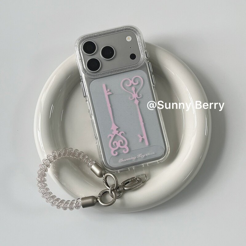 Korean Ins Y2K Pink Keys Shini - Phone Cases Y2K 评论和价格