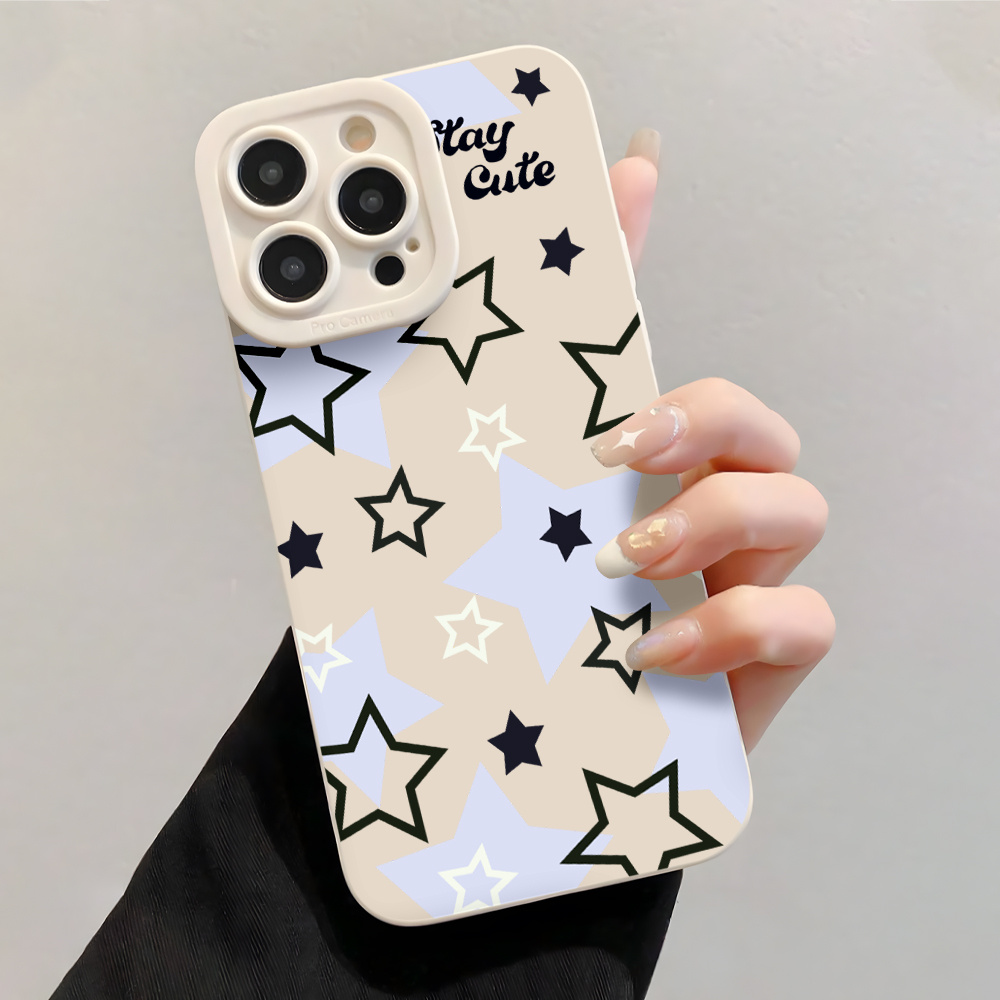Light Blue Black Star Phone Ca - Phone Cases With Loop 评论和价格