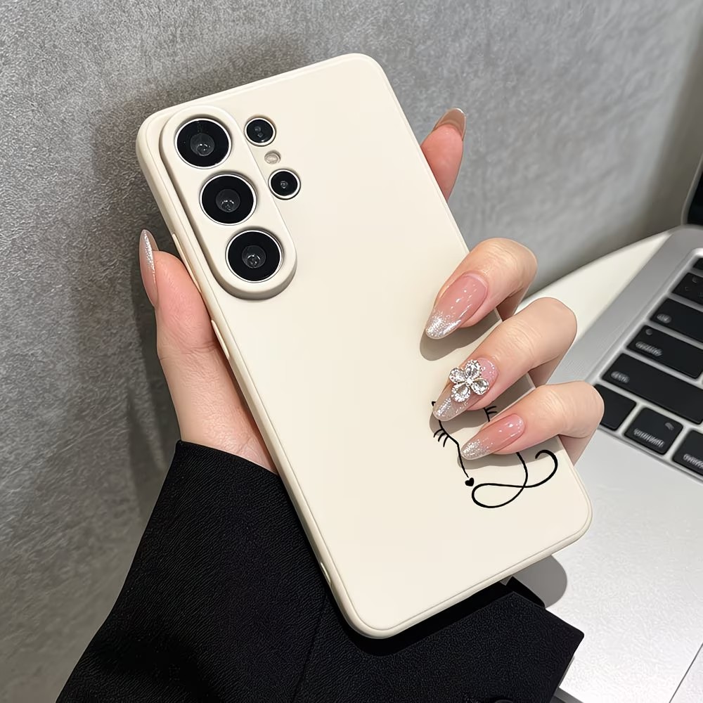 Minimalis Line Art Cat Sketch  - Phone Cases Art 评论和价格