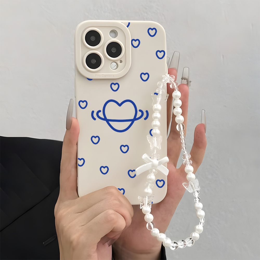Blue Heart Phone Cases For Sam - Phone Cases With Loop 评论和价格
