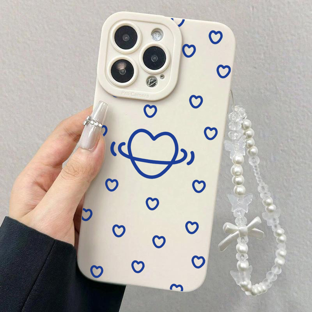 Blue Heart Phone Cases For Sam - Phone Cases With Loop 评论和价格