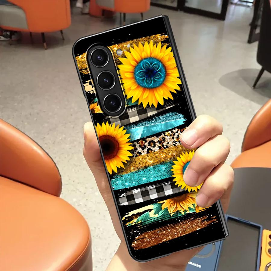 Zebra Striped Sunflower Back P - Phone Cases Z Fold 6 评论和价格