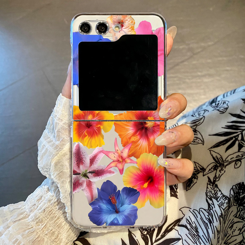 Realistic Floral Print Phone C - Phone Cases Z Flip 6 评论和价格
