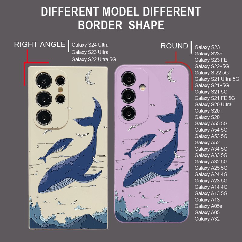 Whales Phone Case For Samsung  - Phone Cases Galaxy A17 评论和价格