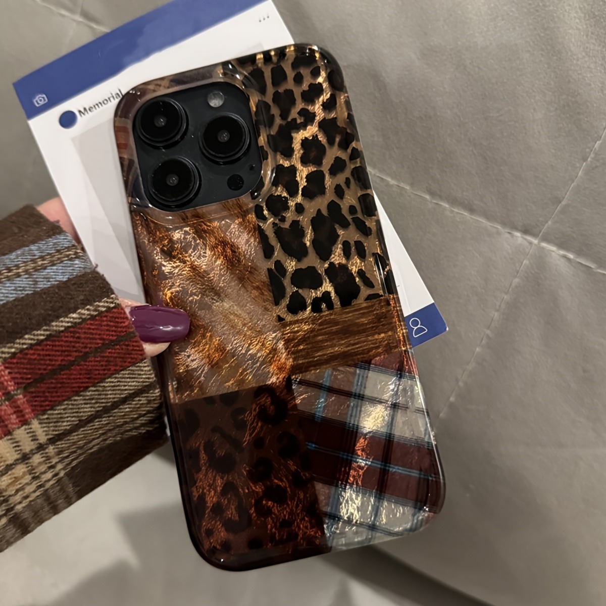 High-End Leopard Print And Tin - Phone Cases Art 评论和价格