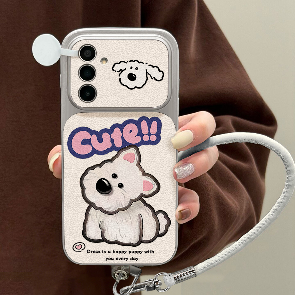 Cute Cartoon Dog Lanyard Phone - Phone Cases With Straps 评论和价格