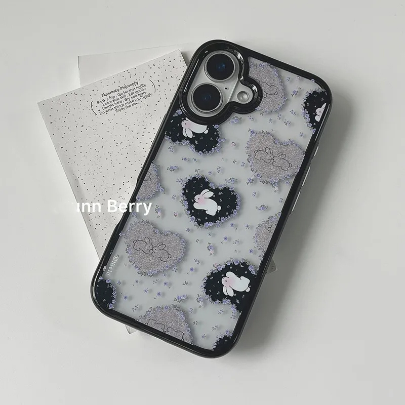 Ins Korean Retro Girl Love Rab - Phone Cases Y2K 评论和价格