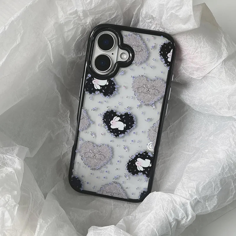 Ins Korean Retro Girl Love Rab - Phone Cases Y2K 评论和价格