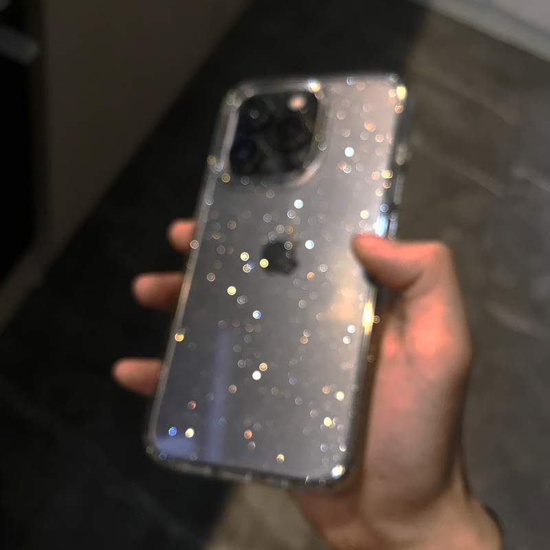 Transparent Simple Glitter Pho - Phone Cases Y2K 评论和价格