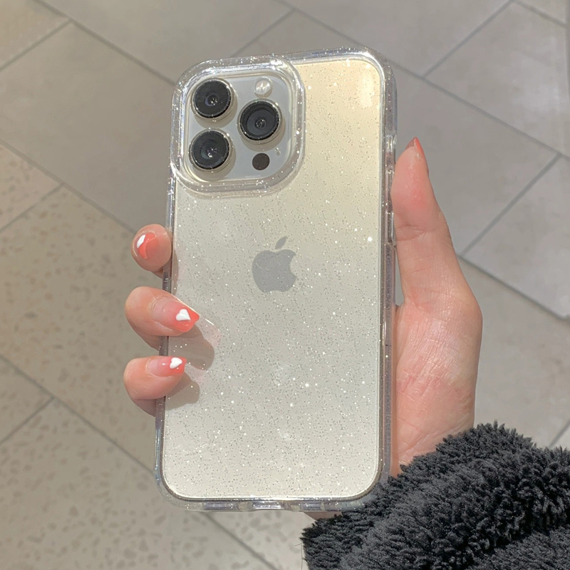 Transparent Simple Glitter Pho - Phone Cases Y2K 评论和价格