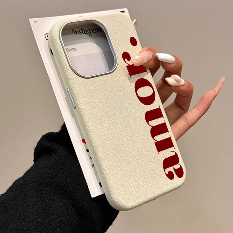 The Red Artistic Letter Lichee - Phone Cases Red 评论和价格