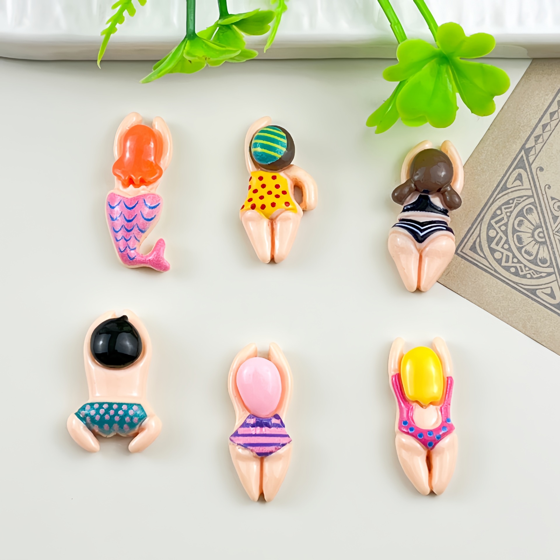 100pcs Cute Mini Swimming Boy  - Phone Cases For Boys 评论和价格