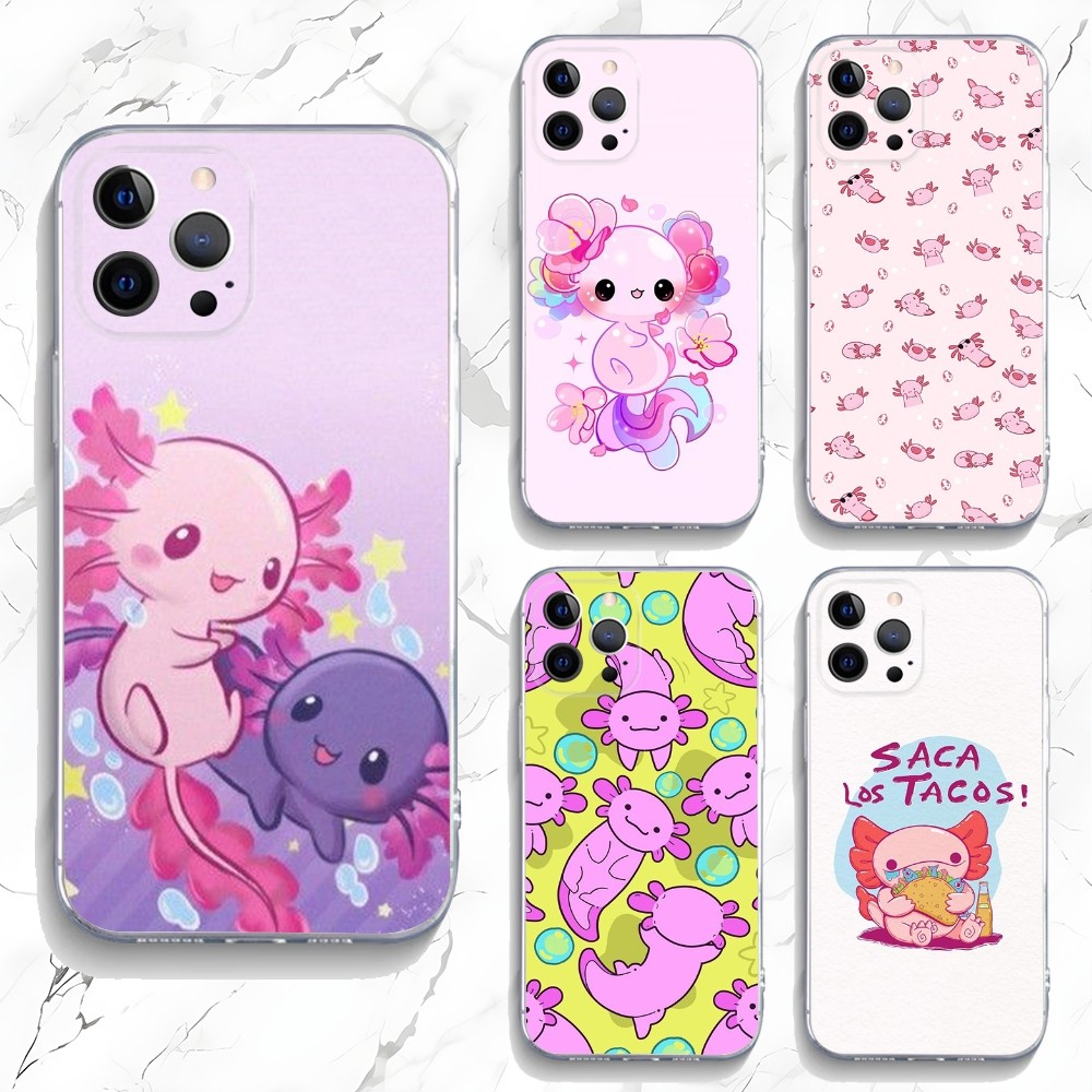 Cute Axolotl Phone Case For iP - Phone Cases Near Me 评论和价格