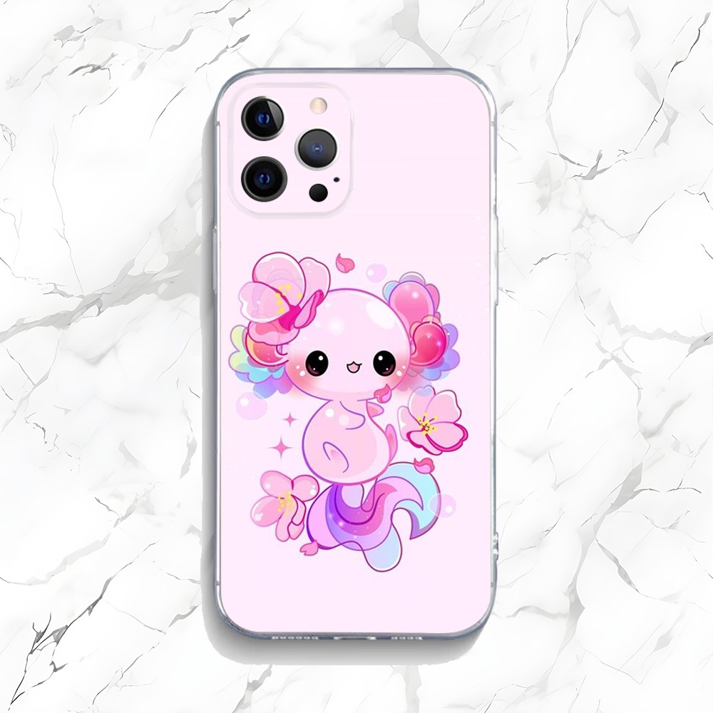 Cute Axolotl Phone Case For iP - Phone Cases Near Me 评论和价格
