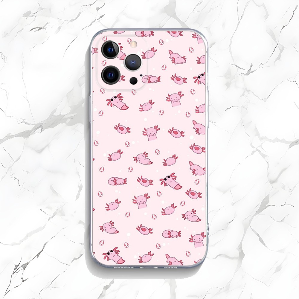 Cute Axolotl Phone Case For iP - Phone Cases Near Me 评论和价格