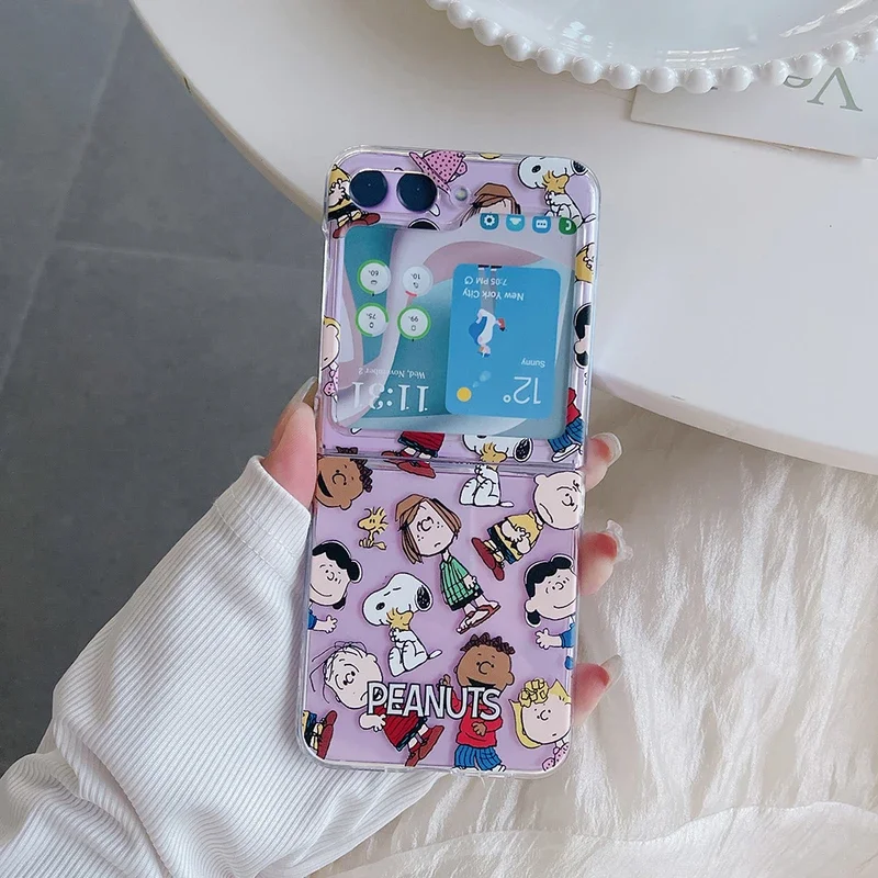 Cute Cartoon Snoopy Charlie Br - Phone Cases Z Flip 6 评论和价格