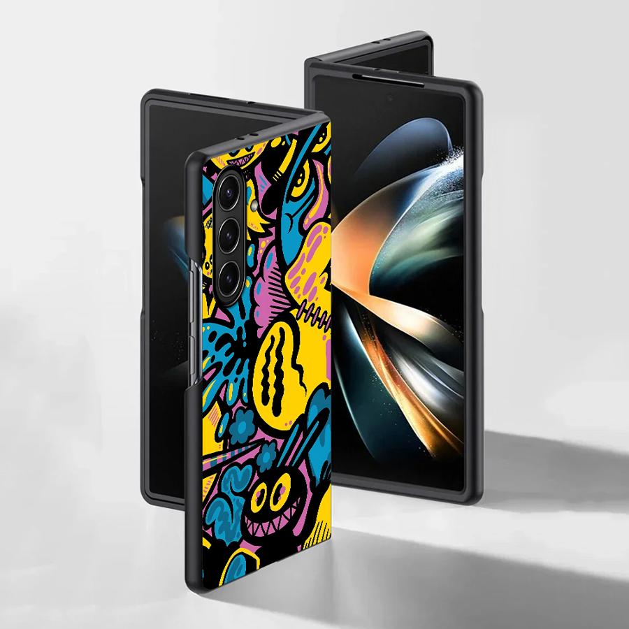 Cartoon Graffiti Design Case f - Phone Cases Z Fold 6 评论和价格