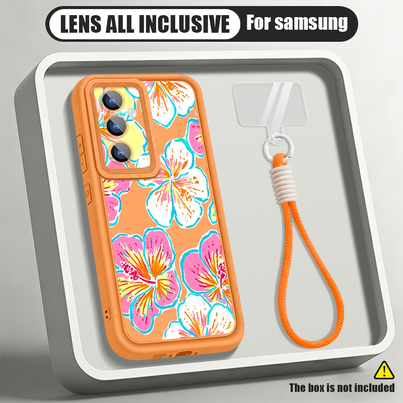 Flower Pattern Lanyard Phone C - Phone Cases Galaxy A17 评论和价格