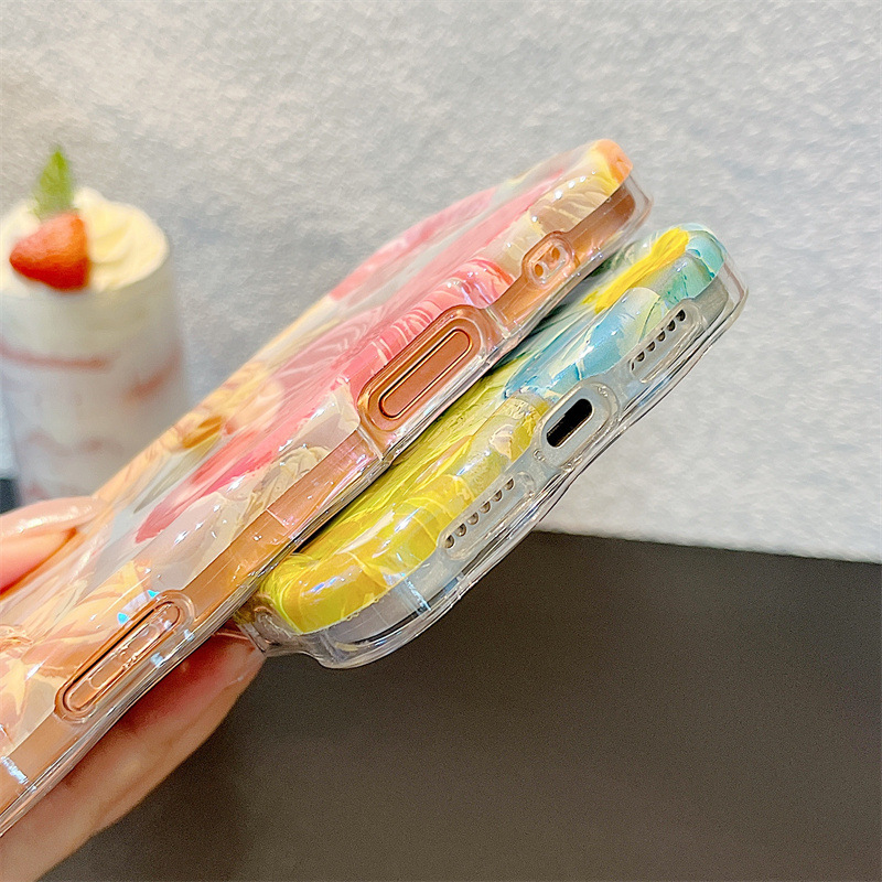 Fashion Oil Painting Flowers W - Phone Cases Art 评论和价格